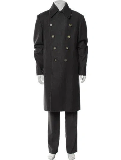 Pre-owned Alexander Mcqueen Vintage 2010 Peacoat In Gray