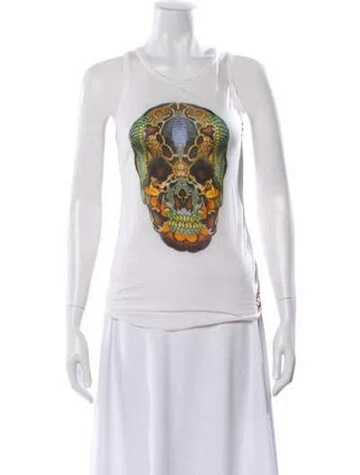 Pre-owned Alexander Mcqueen Vintage 2010 Top In White