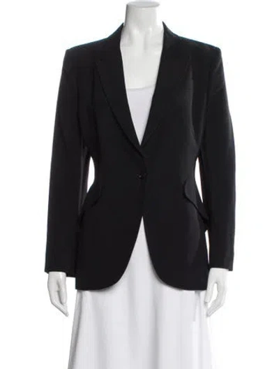 Pre-owned Alexander Mcqueen Vintage 2016 Blazer In Black