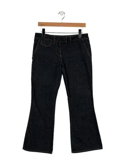 Pre-owned Alexander Mcqueen Vintage Flared Jeans In Blue
