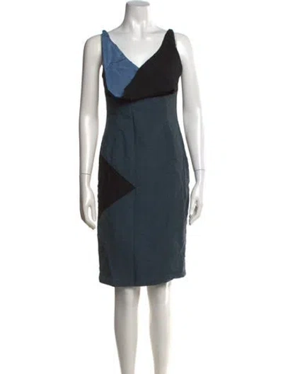 Pre-owned Alexander Mcqueen Vintage Knee-length Dress In Multi