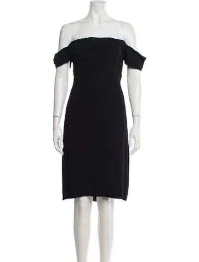 Pre-owned Alexander Mcqueen Vintage Knee-length Dress W/ Tags In Black