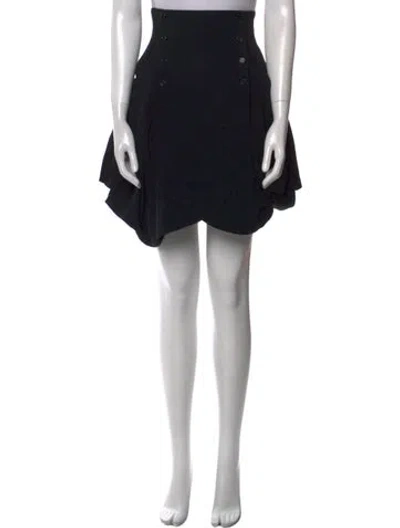 Pre-owned Alexander Mcqueen Vintage Knee-length Skirt In Black