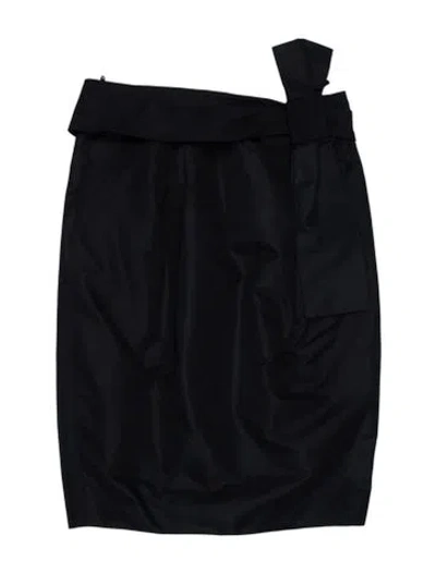 Pre-owned Alexander Mcqueen Vintage Knee-length Skirt In Black