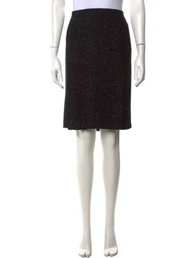 Pre-owned Alexander Mcqueen Vintage Knee-length Skirt In Black