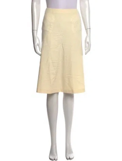 Pre-owned Alexander Mcqueen Vintage Knee-length Skirt In Neutrals