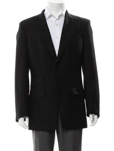 Pre-owned Alexander Mcqueen Vintage Late 1990's - Early 2000's Blazer In Black