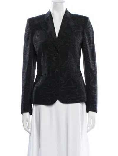 Pre-owned Alexander Mcqueen Vintage Late 1990's - Early 2000's Blazer In Black
