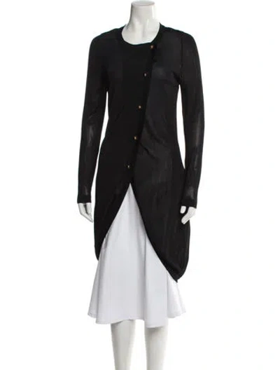 Pre-owned Alexander Mcqueen Vintage Late 2000's - Early 2010's Coat In Black