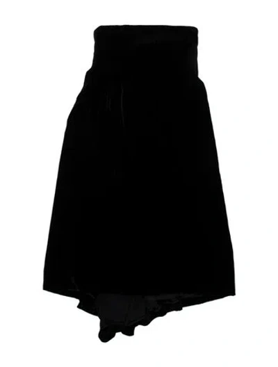 Pre-owned Alexander Mcqueen Vintage Midi Length Skirt In Black