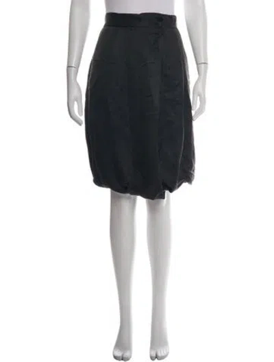 Pre-owned Alexander Mcqueen Vintage Midi Length Skirt In Black