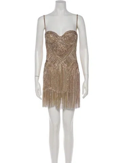 Pre-owned Alexander Mcqueen Vintage Mini Dress