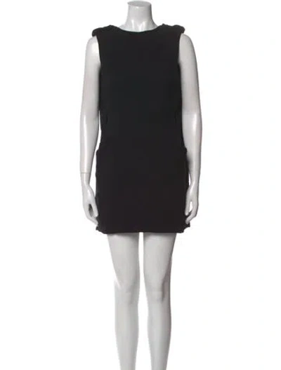 Pre-owned Alexander Mcqueen Vintage Mini Dress In Black