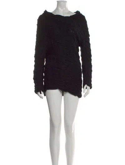 Pre-owned Alexander Mcqueen Vintage Mini Dress In Black