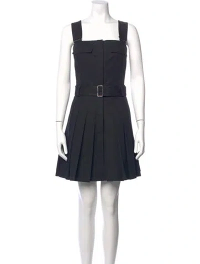 Pre-owned Alexander Mcqueen Vintage Mini Dress In Black
