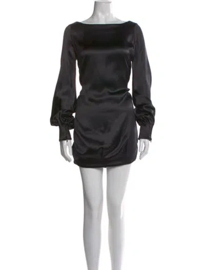Pre-owned Alexander Mcqueen Vintage Mini Dress In Black