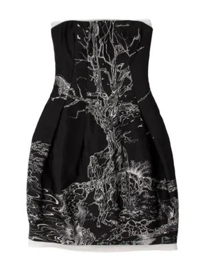 Pre-owned Alexander Mcqueen Vintage Mini Dress In Black
