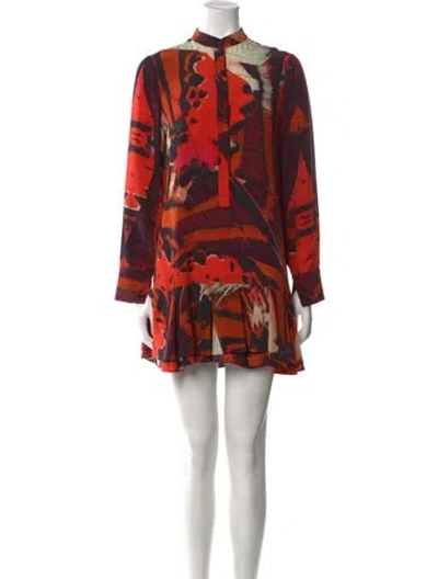 Pre-owned Alexander Mcqueen Vintage Mini Dress In Multi