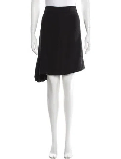 Pre-owned Alexander Mcqueen Vintage Mini Skirt In Black