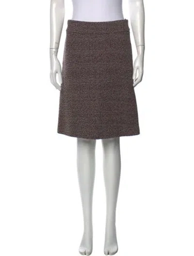 Pre-owned Alexander Mcqueen Vintage Mini Skirt In Grey/purple