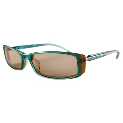 Pre-owned Alexander Mcqueen Vintage New  Office Siren Made In Japan Sunglasses In Brown