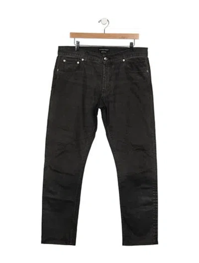 Pre-owned Alexander Mcqueen Vintage Skinny Jeans In Gray