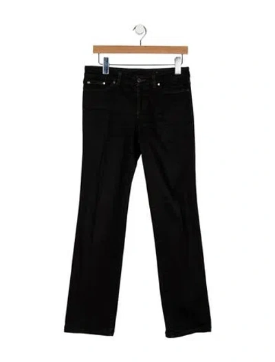 Pre-owned Alexander Mcqueen Vintage Straight Leg Jeans In Black