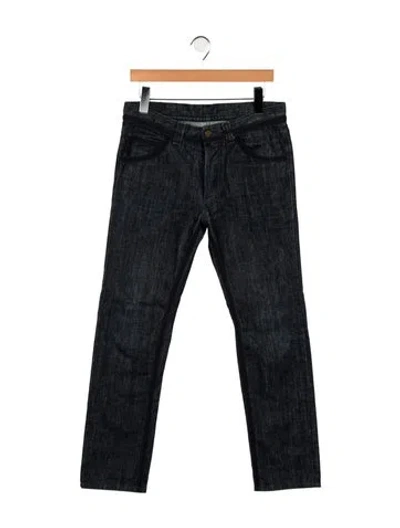Pre-owned Alexander Mcqueen Vintage Straight Leg Jeans In Blue