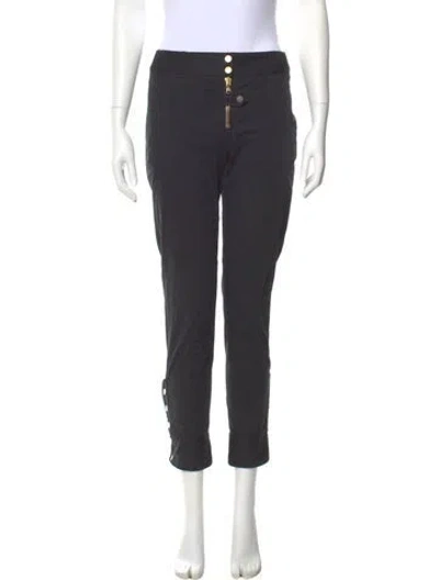Pre-owned Alexander Mcqueen Vintage Straight Leg Pants In Black
