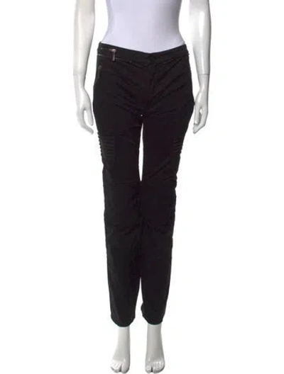 Pre-owned Alexander Mcqueen Vintage Straight Leg Pants In Black