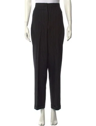 Pre-owned Alexander Mcqueen Vintage Straight Leg Pants In Black