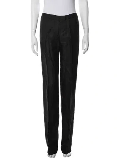Pre-owned Alexander Mcqueen Vintage Straight Leg Pants In Black
