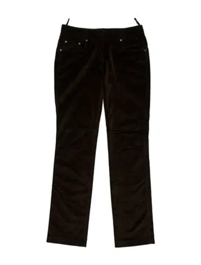 Pre-owned Alexander Mcqueen Vintage Straight Leg Pants In Brown