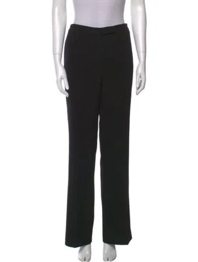 Pre-owned Alexander Mcqueen Vintage Wide Leg Pants In Black
