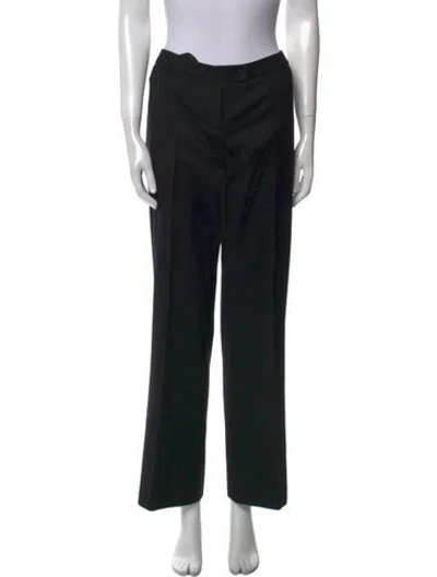 Pre-owned Alexander Mcqueen Vintage Wide Leg Pants In Black