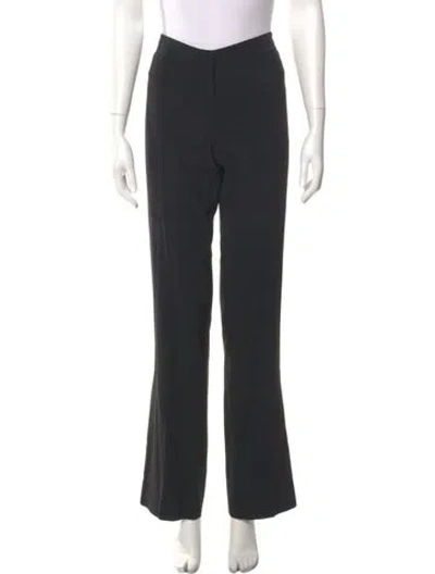 Pre-owned Alexander Mcqueen Vintage Wide Leg Pants In Black