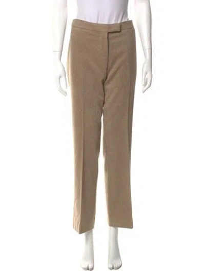 Pre-owned Alexander Mcqueen Vintage Wide Leg Pants In Brown