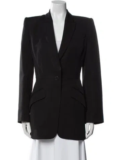 Pre-owned Alexander Mcqueen Vintage Wool Blazer In Black