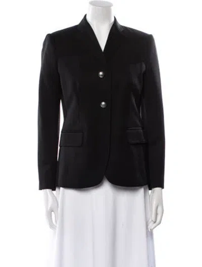 Pre-owned Alexander Mcqueen Virgin Wool Blazer In Black
