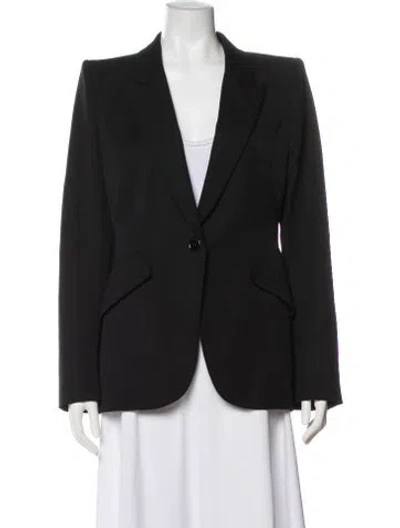 Pre-owned Alexander Mcqueen Virgin Wool Blazer In Gray