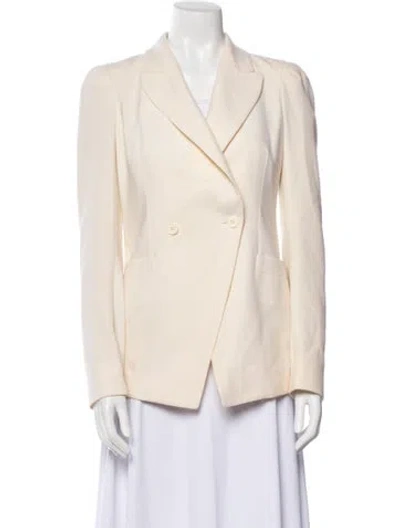 Pre-owned Alexander Mcqueen Virgin Wool Blazer In Neutral
