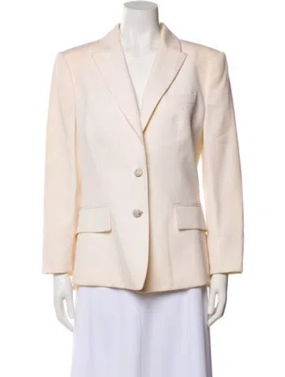 Pre-owned Alexander Mcqueen Virgin Wool Blazer In Neutral