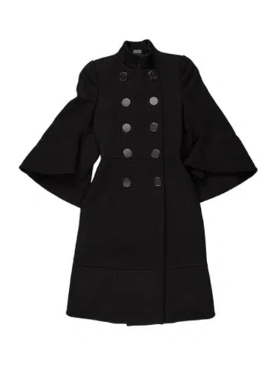 Pre-owned Alexander Mcqueen Virgin Wool Coat In Black