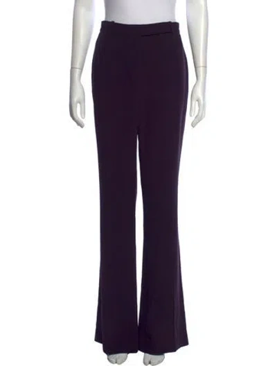 Pre-owned Alexander Mcqueen Virgin Wool Flared Pants In Blue