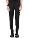 Alexander Mcqueen Wool Trousers Striped Sides