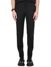 Alexander Mcqueen Virgin Wool Pants In Black