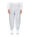 Alexander Mcqueen Blue Recycled Polyester Cargo Pants In White