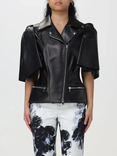 ALEXANDER MCQUEEN WAISTCOAT MCQUEEN WOMAN COLOR BLACK,F32730002