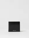 Alexander Mcqueen Bifold Wallet With Black Crackled Effect In Black