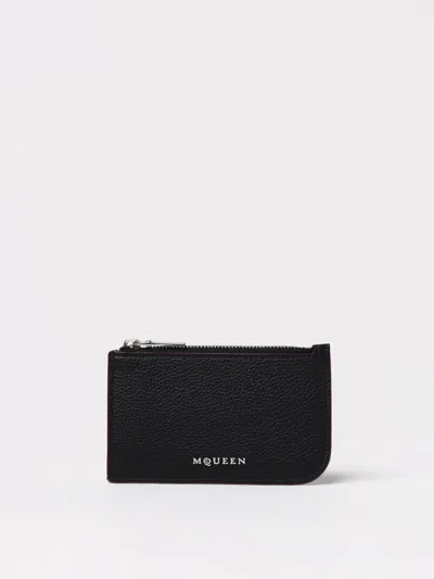 ALEXANDER MCQUEEN WALLET MCQUEEN WOMAN COLOR BLACK,G52301002